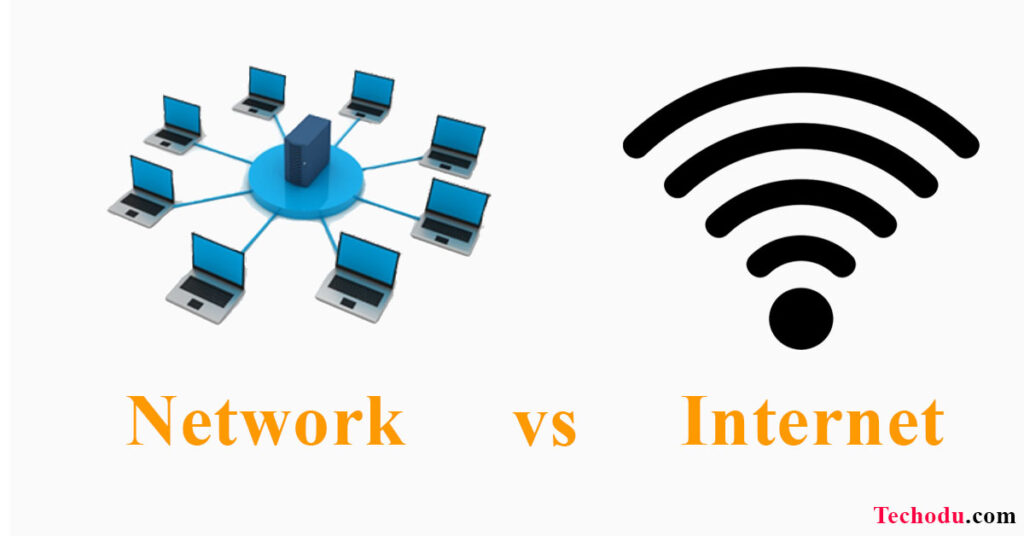 difference between network and internet